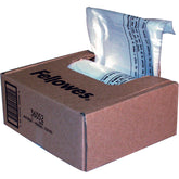 Fellowes Shredder Waste Bag 23-28 Litre Clear (Pack 100) 36052